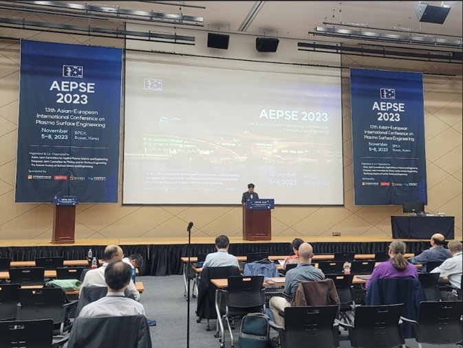 The 13th Asian-European International Conference on Plasma Surface Engineering was held in Busan, Republic of Korea, from November 5 to 8, 2023